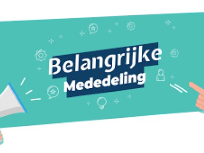 Mededeling per 1 april 2024 Mededeling per 1 april 2024